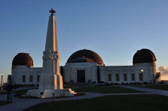 O Griffith Observatory, um dos pontos mais altos de Los Angeles, na Califórnia - Estados Unidos